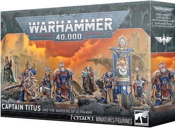 Ігровий набір WARHAMMER 40000: ULTRAMARINES - CAPTAIN TITUS / THE WARDENS OF ULTRAMAR 99120101459 фото