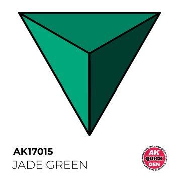 Акрилова фарба JADE GREEN / Нефритова зелена QUICK GEN COLOR AK-interactive AK 17015 AK17015 фото