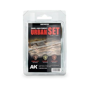Urban set &ndash; enamel liquid pigment \ Міський набір &ndash; рідкий пігмент AK14032 фото