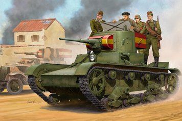 Збірна модель радянського танка Soviet T-26 Light Infantry Tank Mod.1935 HB82496 фото