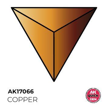 Акрилова фарба COPPER / Мідь (металік) QUICK GEN COLOR AK-interactive AK 17066 AK17066 фото