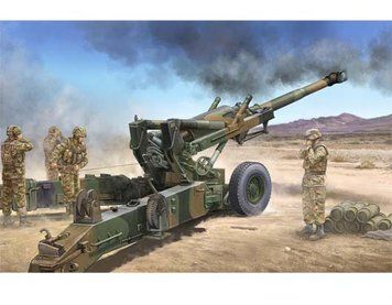 Збірна модель середньої гаубиці, що буксирується, M198 (рання версія) TR02306 фото