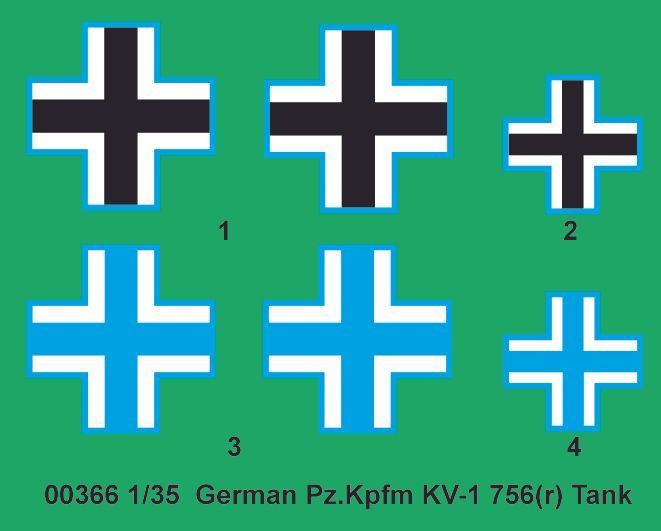 Німецький танк Pz.Kpfm КВ-1 756(r) TR00366 фото