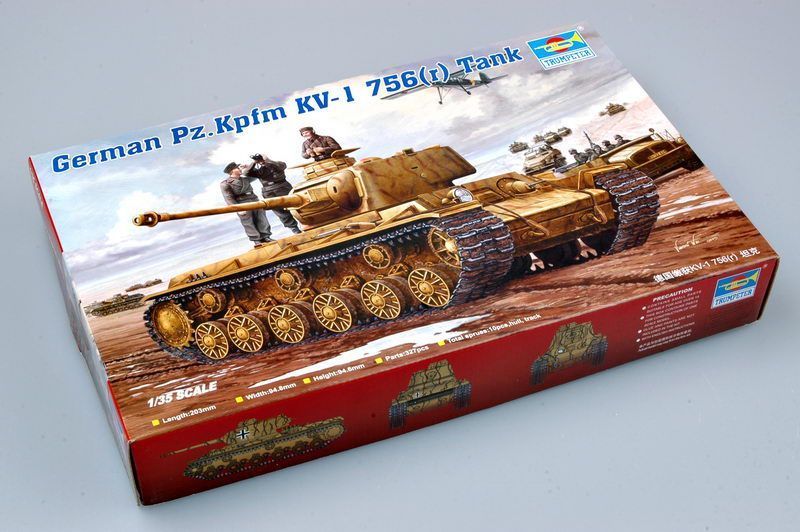 Німецький танк Pz.Kpfm КВ-1 756(r) TR00366 фото