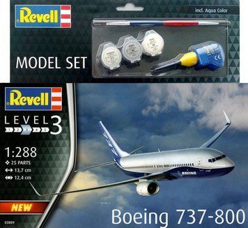 Стартовий набір 1:288 літак Boeing 737-800 Revell 63809 REV63809 фото
