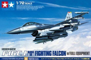 Збірна модель 1/72 Реактивний Літак Lockheed Martin Ф-16CJ W/FULL EQUIPMENT Тамія 60788 TAM60788 фото