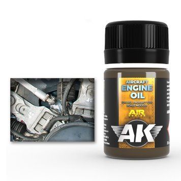 Aircraft engine oil 35ml / Рідина для імітації плям авіаційної олії 35мл AK2019 фото