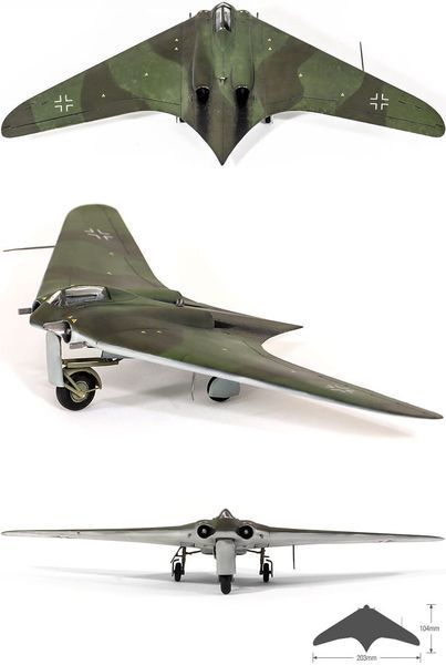 1/72 Німеччина Horten Ho 229 "Wunderwaffe" AC12583 фото