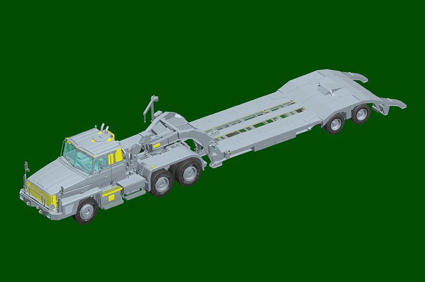 Збірна модель транспортера танків Scammell Commander with 62 ton Crane Fruehauf semi-trailer HB85527 фото