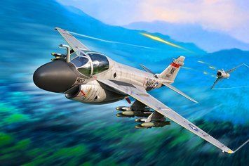 Збірна модель 1/72 Американський штурмовик А-6А Інтрудер TR01640 фото