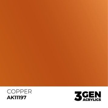 COPPER &ndash; METALLIC / мідь МЕТАЛІК AK11197 фото
