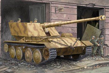 Збірна модель німецького Krupp/Ardelt Waffentrager 88mm PAK-43 TR01587 фото