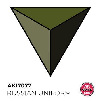 Акрилова фарба rUSSIAN UNIFORM / уніформа (військовий) QUICK GEN COLOR AK-interactive AK 17077 AK17077 фото