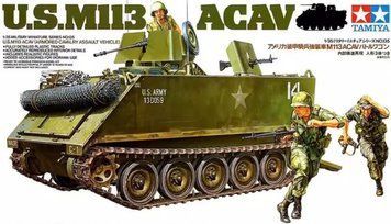 Збірна модель 1/35 бронетранспортер US M113 ACAV Тамія TAM35135 фото